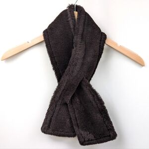 Daniele Meucci Wrap Scarf 100% Lamb Fur Pull Through Vintage Mob Wife Glam Retro